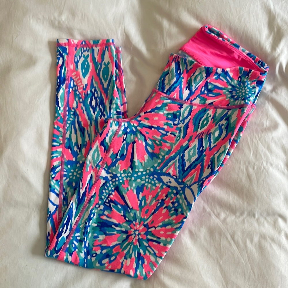 Pink and blue Lilly Pulitzer leggings